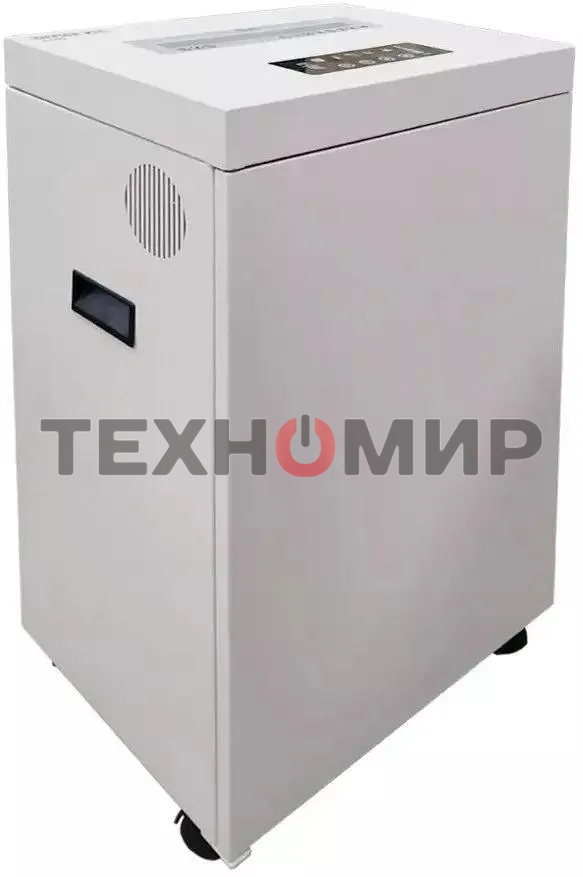 Шредер Office Kit S500 0,8x2 белый (секр.P-7) фрагменты 7лист. 50лтр. скобы пл.карты CD