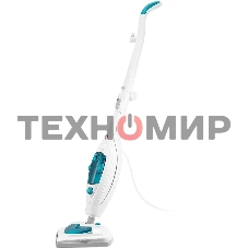 Швабра паровая Kitfort КТ-3908 белый/бирюзовый