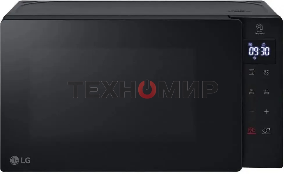 Микроволновая печь LG MS2032GAS черный 20 л, 700 Вт, переключатели - сенсор