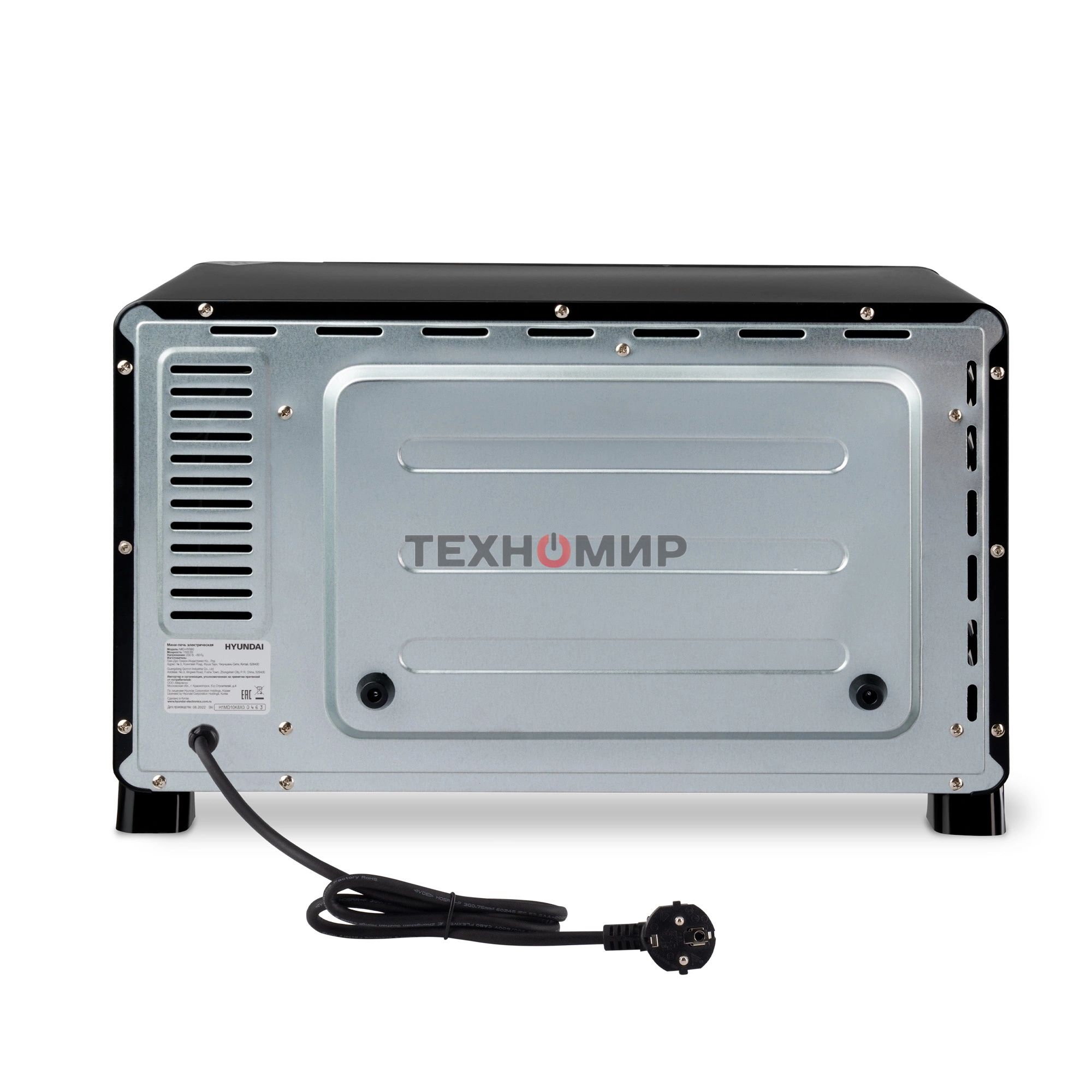 Мини-печь Hyundai MIO-HY080 23 л, 150 Вт, черный