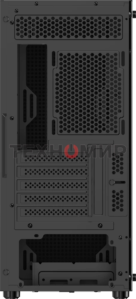 Компьютерный корпус Ocypus Gaммa C50 без БП черный (Gaммa-C50-BKG000XX-GL)