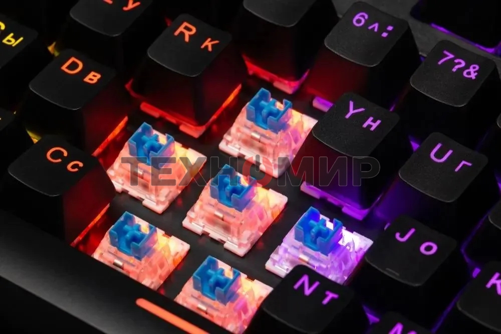 Клавиатура проводная Defender Blitz GK-240L RU, USB, черный