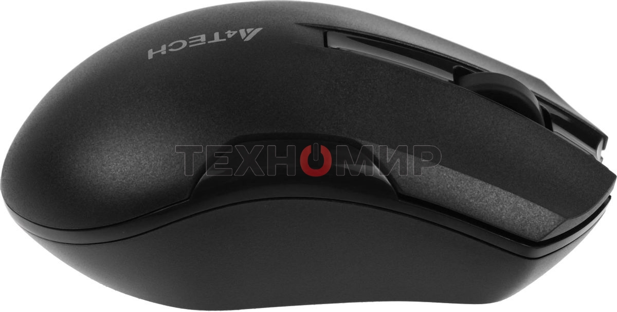 Мышь беспроводная A4Tech G3-200NS черный, 1200 dpi, радиоканал, USB, кнопки - 3