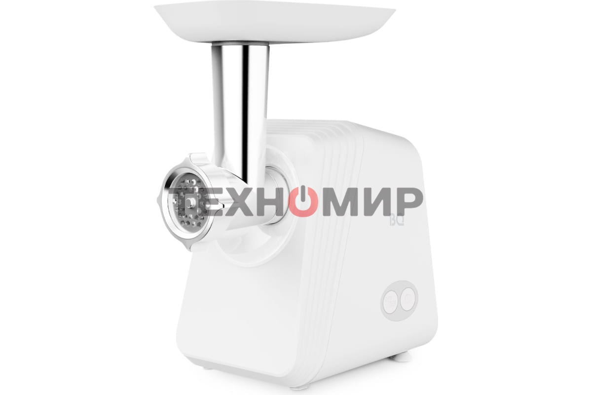 Мясорубка электрическая BQ MG2006 белый, 2100 Вт, 2.0 кг/мин, реверс, насадки - 5