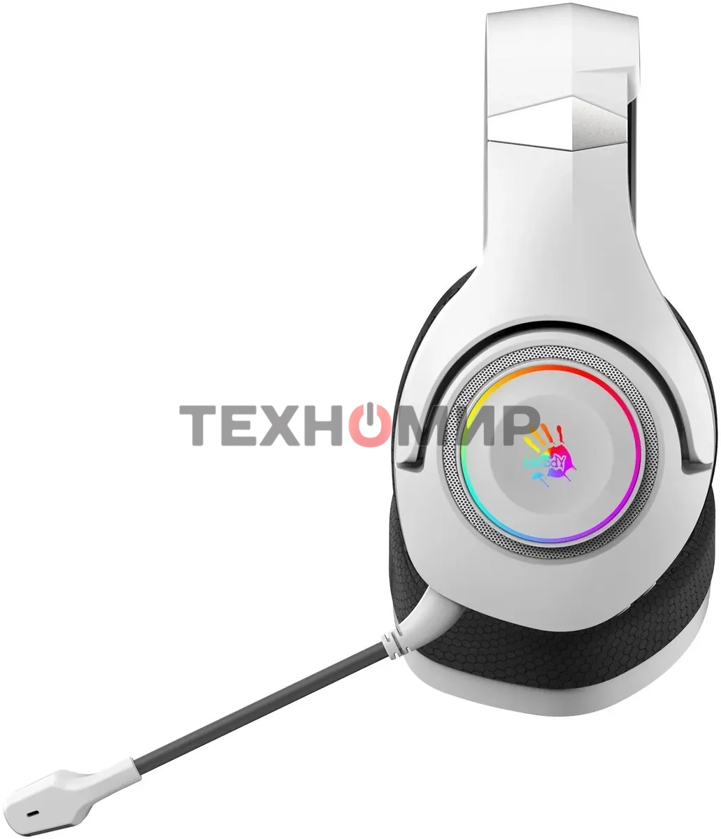 Наушники с микрофоном A4Tech Bloody GR270 белый 1.5м мониторные BT/Radio оголовье (GR270)