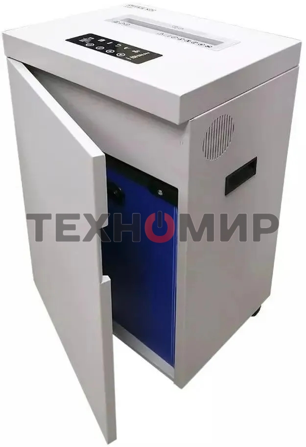 Шредер Office Kit S500 0,8x2 белый (секр.P-7) фрагменты 7лист. 50лтр. скобы пл.карты CD