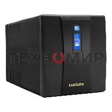 Источник бесперебойного питания ExeGate EP285511RUS SpecialPro Smart LLB-1600.LCD.AVR.EURO.RJ.USB 1600VA/950W, LCD, AVR, 4 евророзетки, RJ45/11, USB, черный