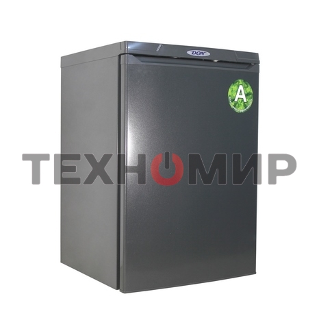 Холодильник DON R-405 G графит зеркальный однокамерный 120/18л морозилка сверху
