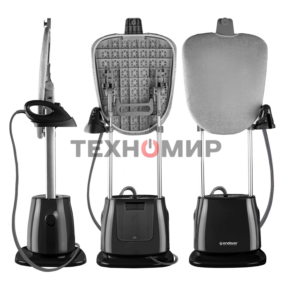 Отпариватель Endever Odyssey Q-16 черный, 2200 Вт, 40 г/мин, 1450 мл