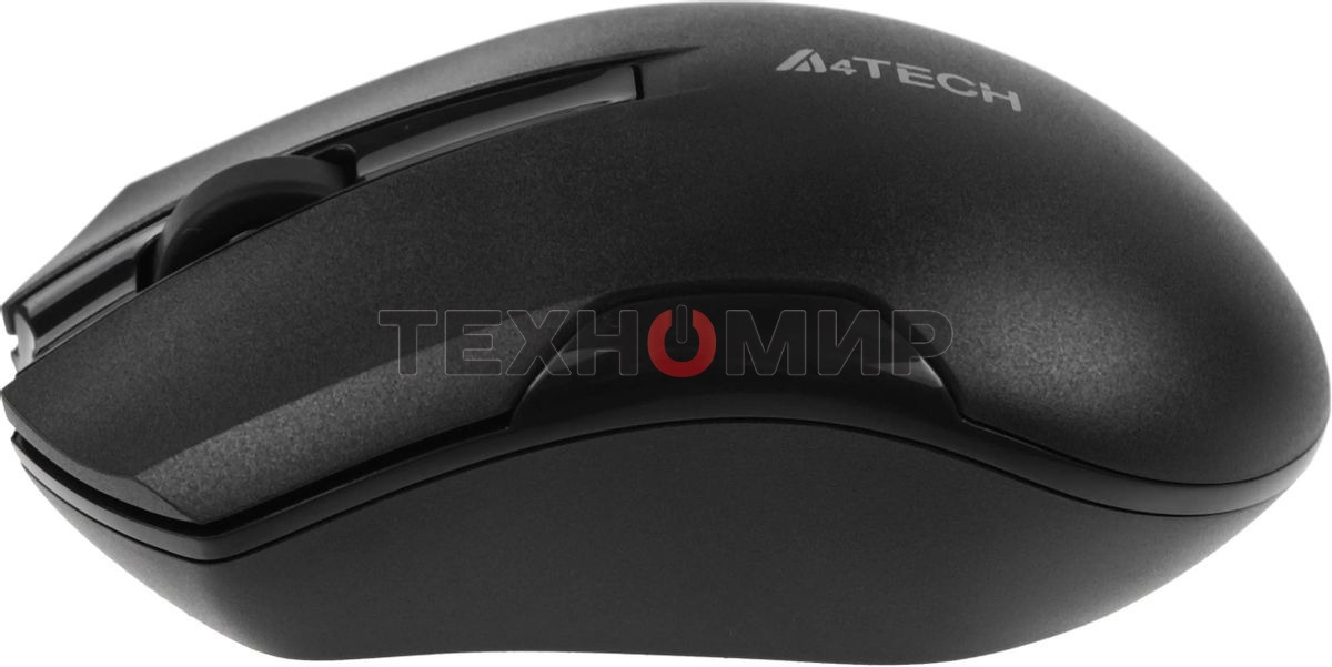 Мышь беспроводная A4Tech G3-200NS черный, 1200 dpi, радиоканал, USB, кнопки - 3