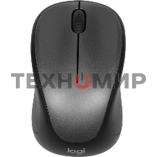 Мышь беспроводная Logitech M235 серый/черный, 1000 dpi, радиоканал, USB, кнопки - 3