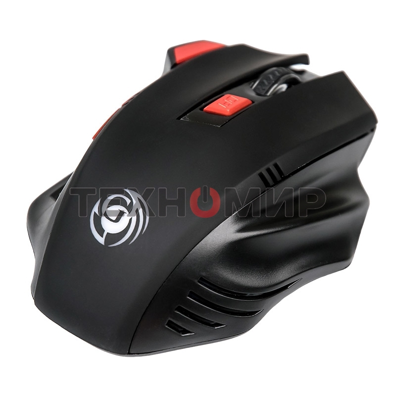 Мышь беспроводная Dialog Gan-Kata MRGK-14UR черный, 1600 dpi, радиоканал, USB, кнопки - 6