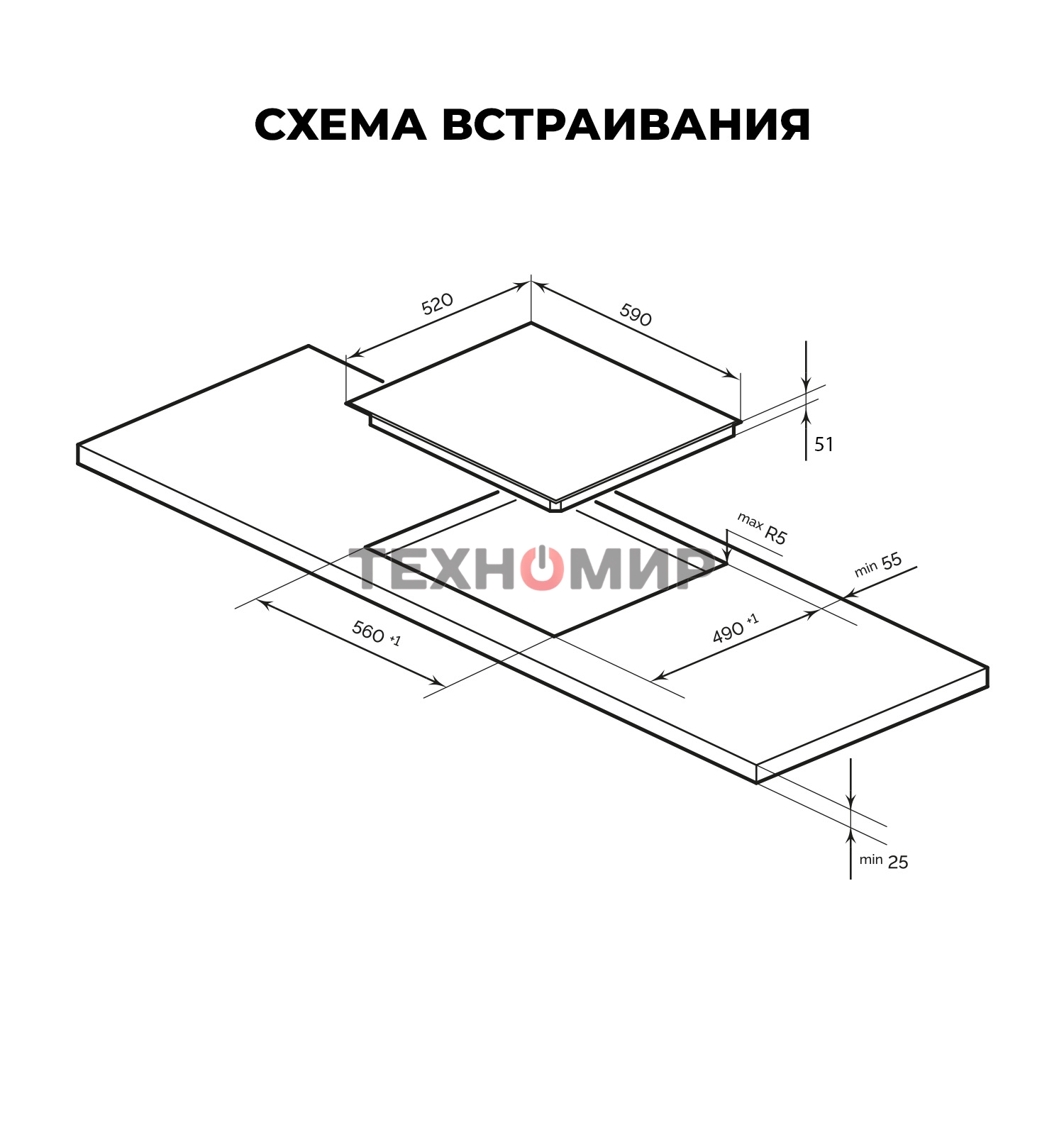 Электрическая варочная панель LEX EVH 640A BL Hi-Light, независимая, черный