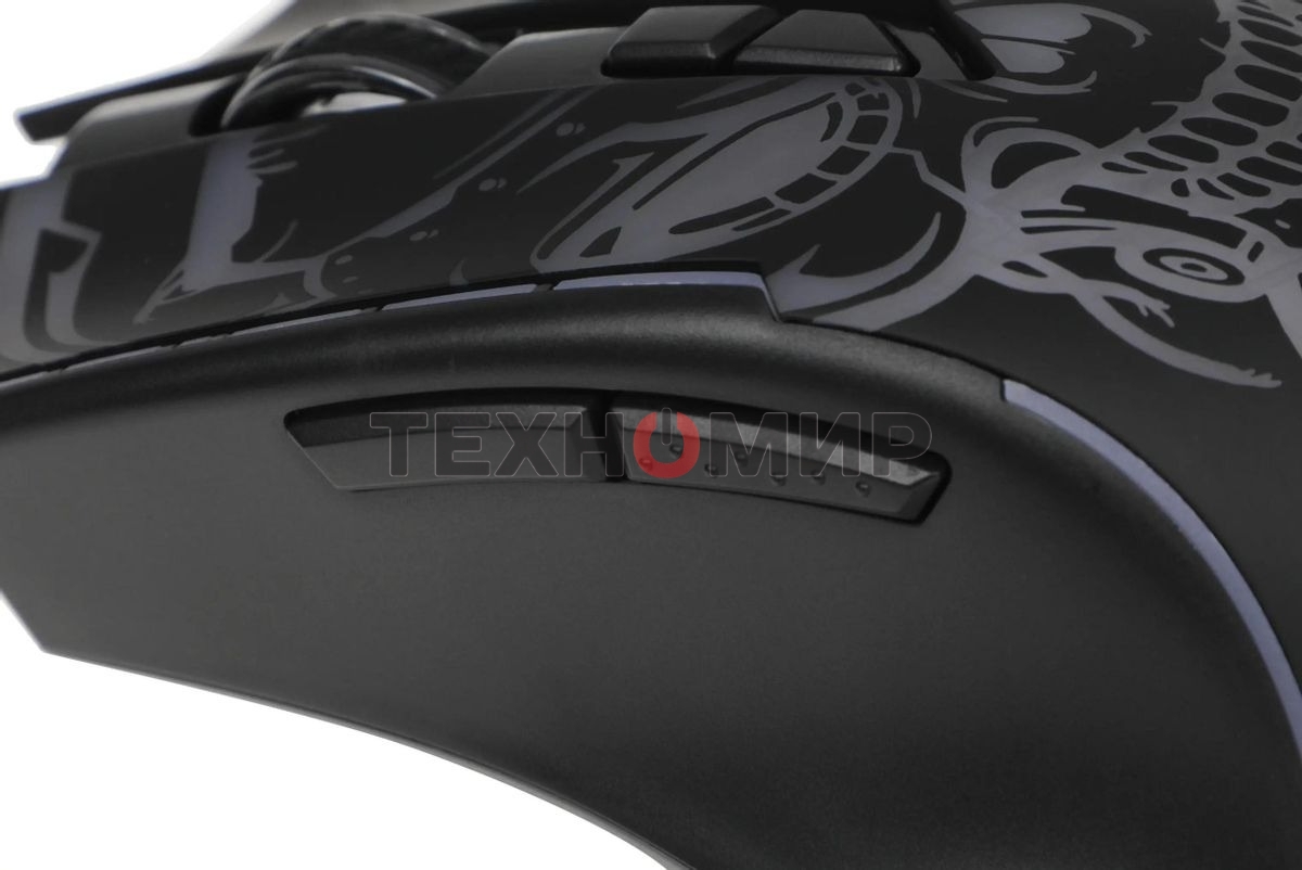 Мышь проводная Defender Bulletstorm GM-928 черный, 7200 dpi, USB, кнопки - 7