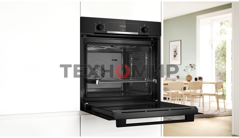 Духовой шкаф Bosch HBA534EB3 60 см, встраиваемый, электрический с конвекцией, объем 71 л