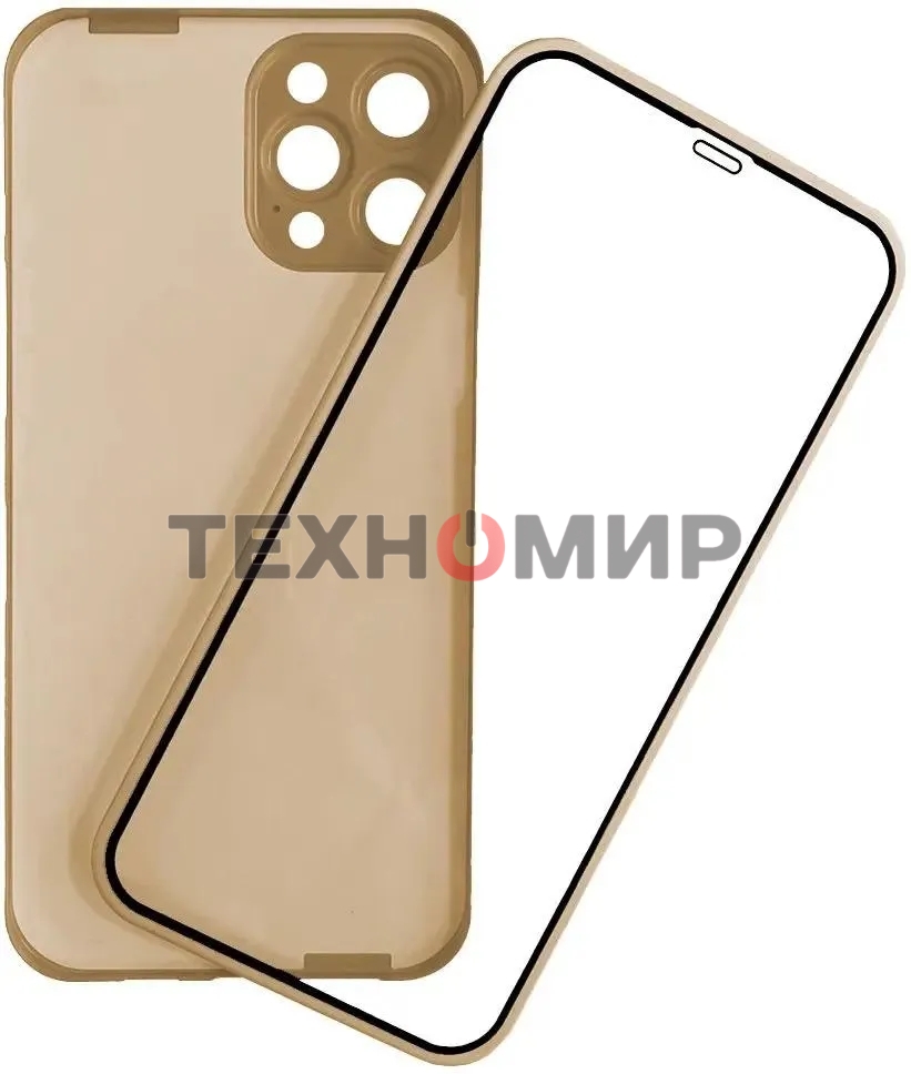 Чехол (клип-кейс) GRESSO Smart Slim 360, для Apple iPhone 13 Pro Max, золотистый gr17smt496