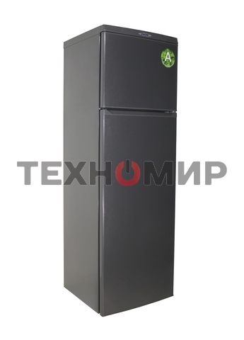Холодильник DON R-236 G графит зеркальный двухкамерный 250/70л морозилка сверху