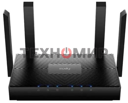 Роутер Cudy WR3000 AX3000 10/100BASE-TX/Wi-Fi черный