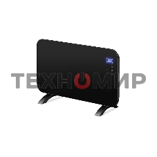 Конвектор электрический Neoclima AURA-1500B черный, 1500 Вт, 20 м2, электронный термостат, Wi-Fi