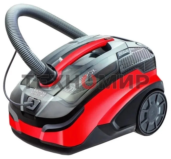Пылесос моющий Thomas WAVE XT AQUA-BOX красный/черный, 320/1600 Вт, уборка влажная/сухая, пылесборник аквафильтр, 2.6 л