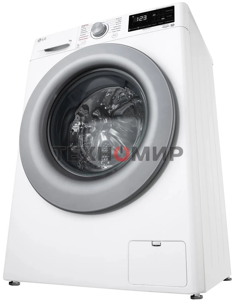 Стиральная машина LG F2V3HS4W белый, загрузка фронтальная 7 кг, 1200 об/мин., класс: A