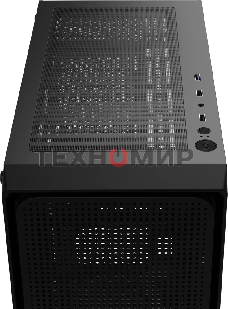 Компьютерный корпус Ocypus Gaммa C50 без БП черный (Gaммa-C50-BKG000XX-GL)