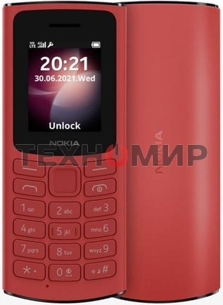 Мобильный телефон Nokia 105 TA-1557 DS EAC1 RED