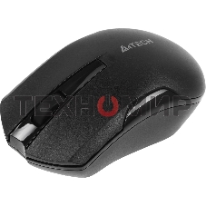 Мышь беспроводная A4Tech G3-200NS черный, 1200 dpi, радиоканал, USB, кнопки - 3