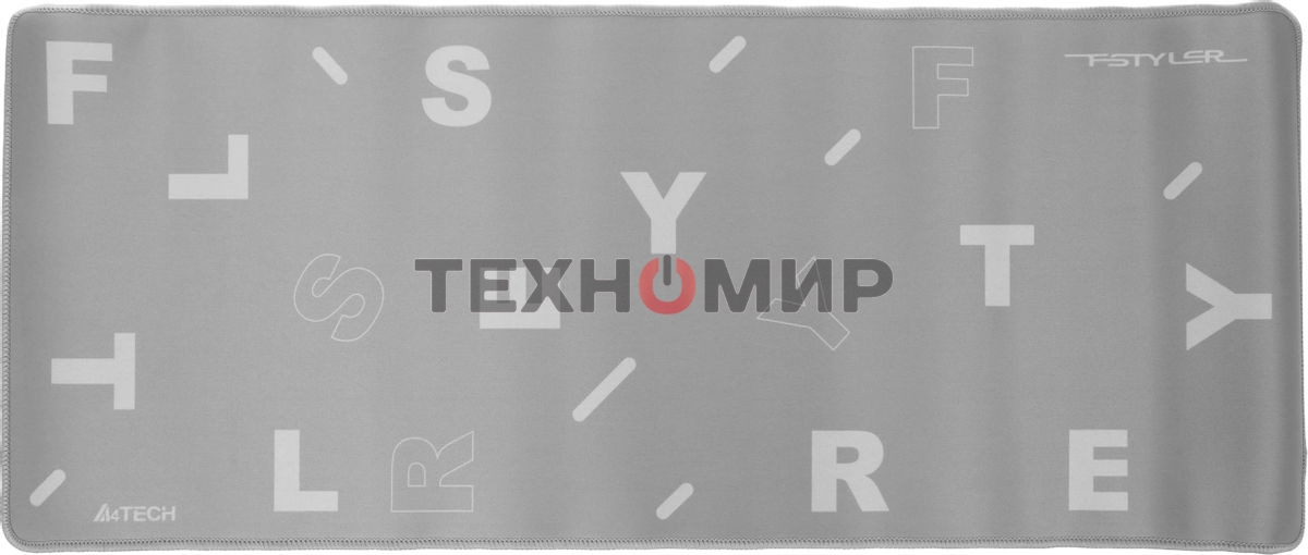 Коврик для мыши A4Tech FStyler FP75 серый/белый 750x300x2мм