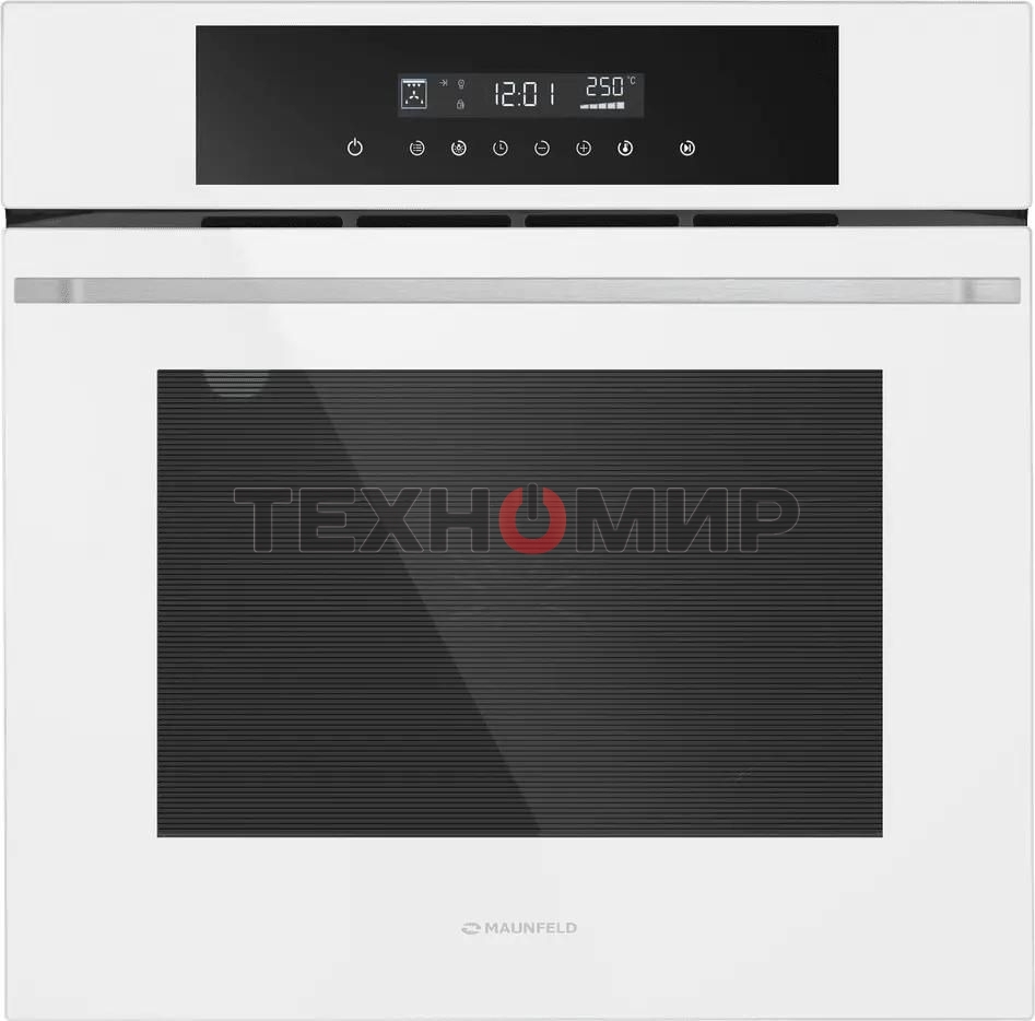 Шкаф духовой электрический Maunfeld AEOD60103W, 60л, дверца с 3 стеклами, белый