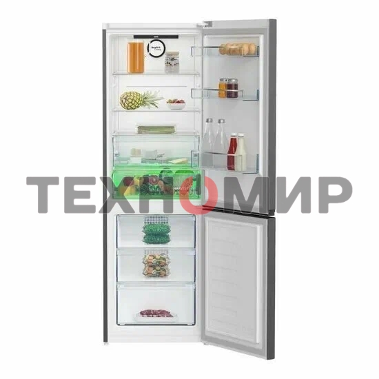Холодильник Beko B3RCNK362HG серый двухкамерный 220/100л морозилка снизу, No Frost