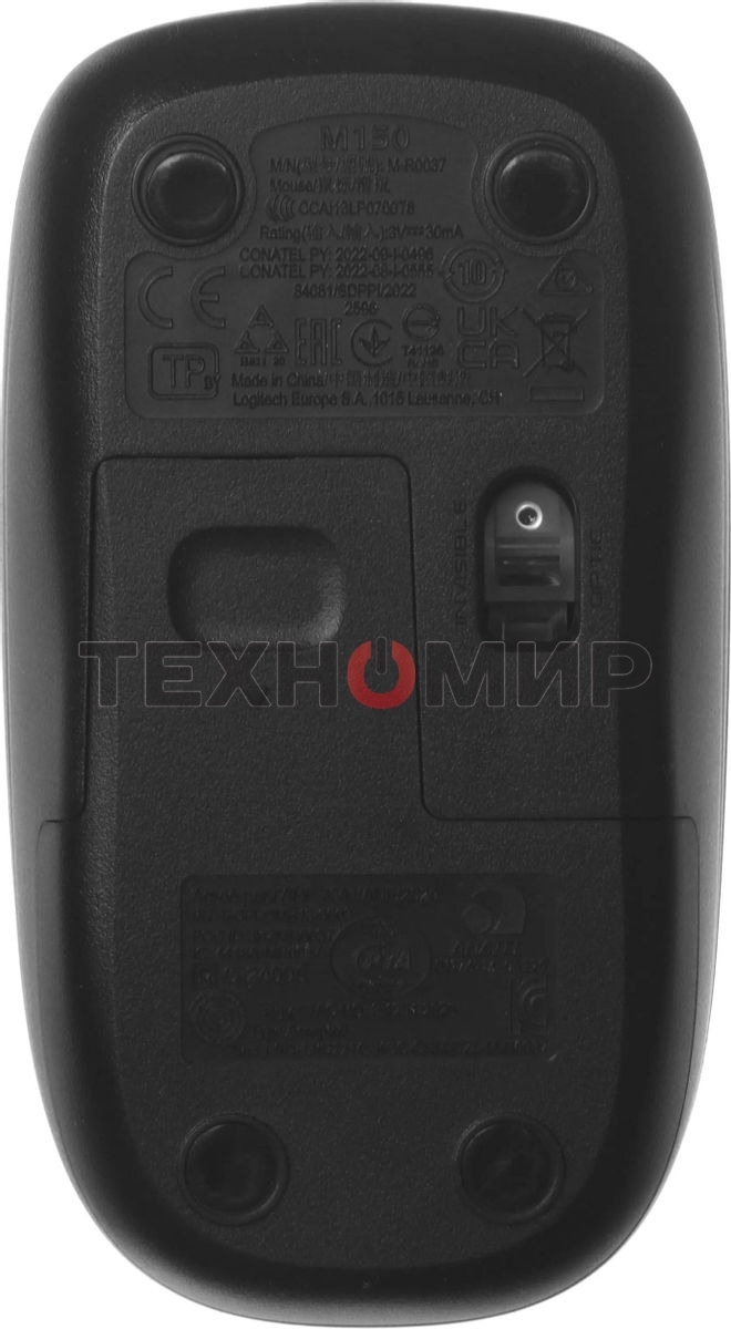 Комплект клавиатура+мышь Logitech MK220 беспроводной, USB, 1000 DPI, чёрный