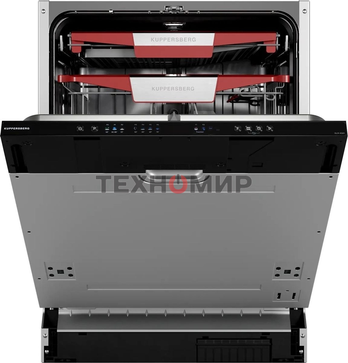 Встраиваемая посудомоечная машина Kuppersberg GLM 6081, черный, 59.8 см, 14 компл., 49 дБ, класс A+++