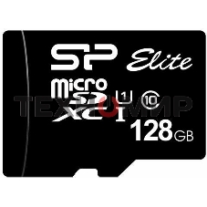 Флеш карта microSDXC 128Gb Class10 Silicon Power SP128GbSTXBV1V20 Elite w/o adapter