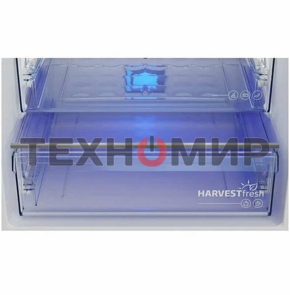 Холодильник Beko B3RCNK362HG серый двухкамерный 220/100л морозилка снизу, No Frost