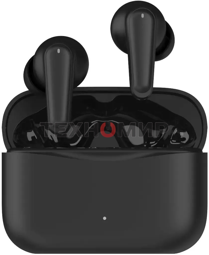 Гарнитура вкладыши Hyundai H-EP203 черный беспроводные bluetooth в ушной раковине (HEP203B)