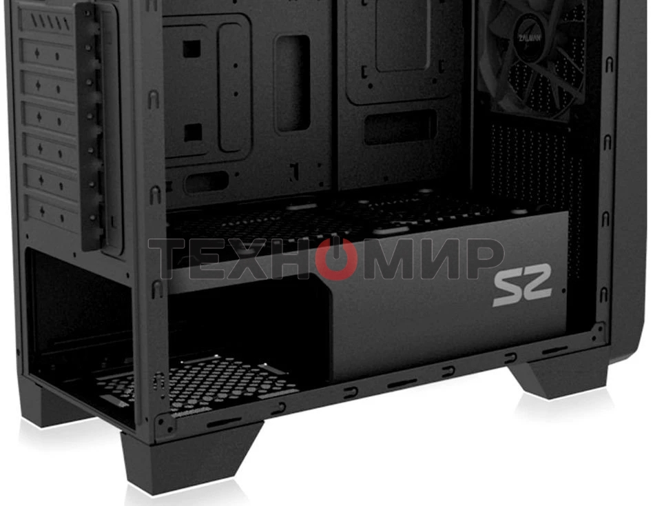 Компьютерный корпус Zalman S2 черный без БП ATX 2x120мм 2xUSB 2.0 1xUSB 3.0 audio bott PSU