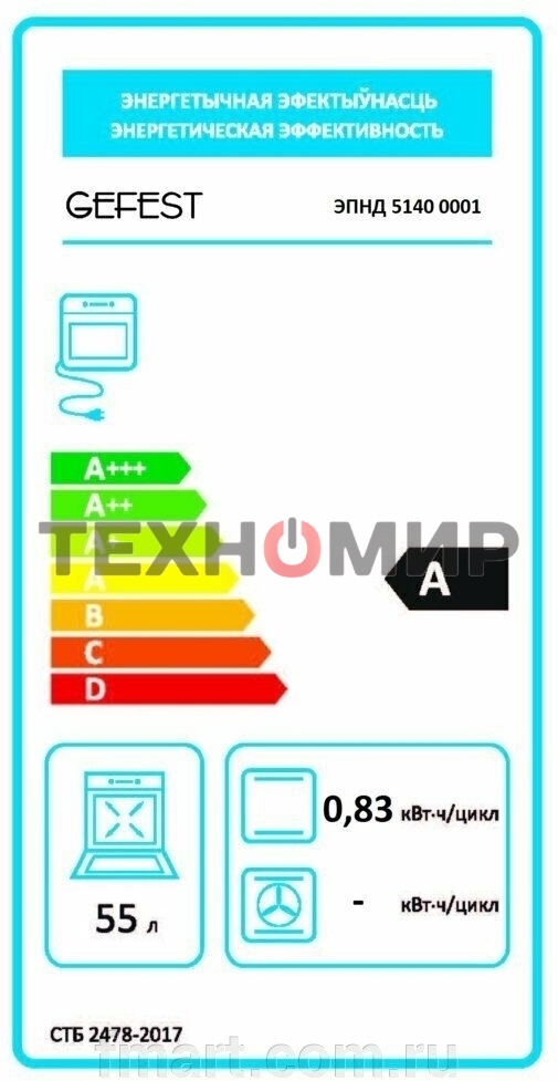 Мини-печь Gefest ЭП Нс Д 420