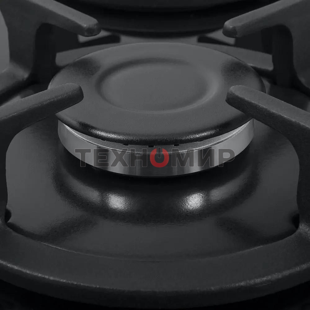 Газовая варочная панель Maunfeld EGHG.32.1CB/G, 2 конфорки, закаленное стекло, черный