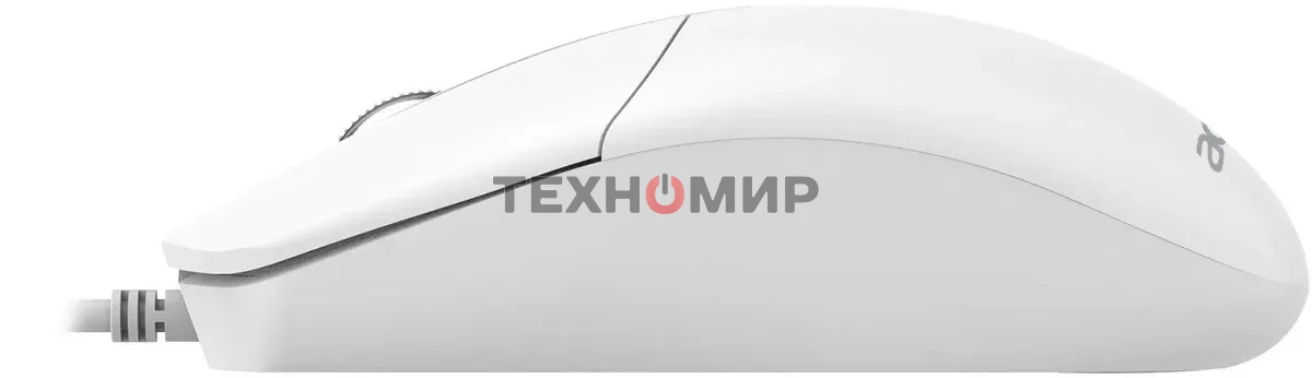 Мышь проводная Acer OMW300 белый, 1200 dpi, USB, кнопки - 3