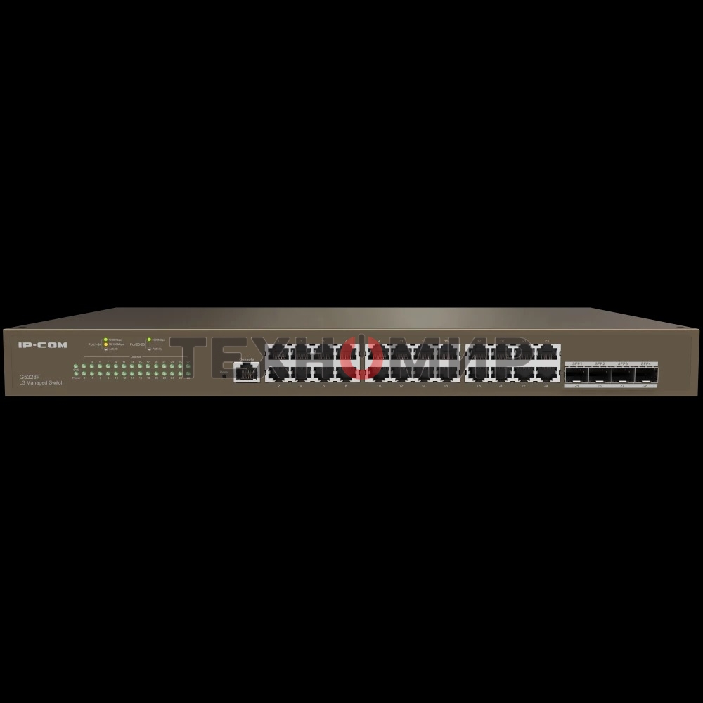 Коммутатор IP-COM G5328F 24PORT 10/100/1000+ 4PORT SFP