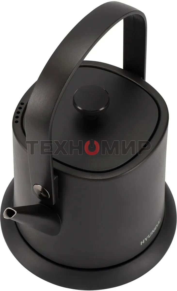 Чайник электрический Hyundai HYK-S2042 0.6 л, 1000 Вт, черный