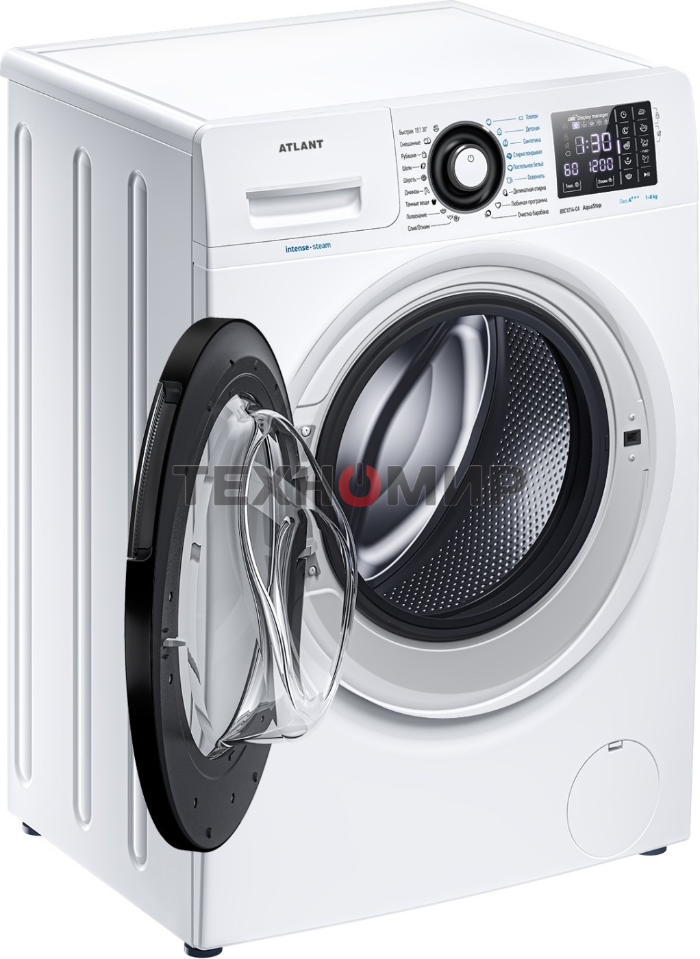 Стиральная машина Atlant СМА 80С1214-CA-02 белая, загрузка фронтальная 8кг, 1200 об/мин., класс: A