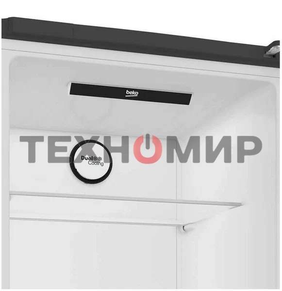 Холодильник Beko B3RCNK362HG серый двухкамерный 220/100л морозилка снизу, No Frost