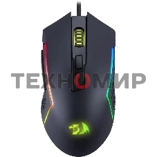 Мышь проводная Redragon Trident Lite черный, 8000 dpi, USB, кнопки - 7