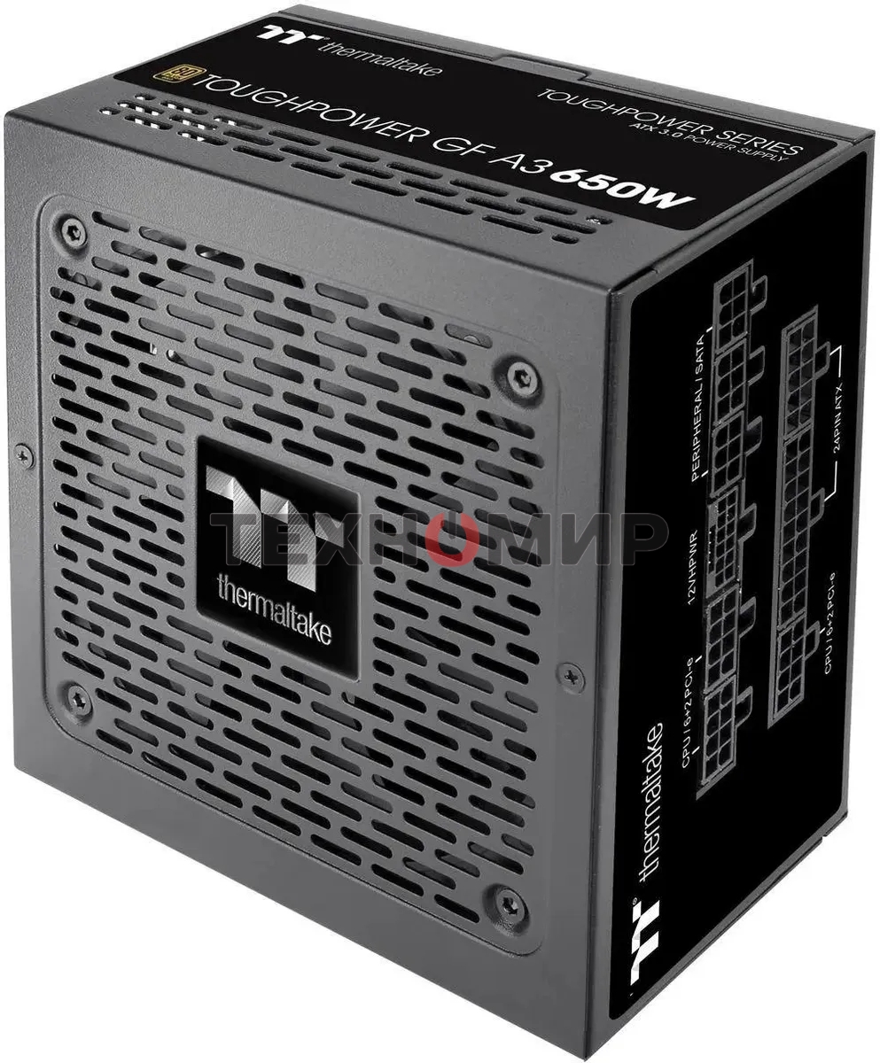 Блок питания Thermaltake Toughpower GF A3 (PS-TPD-0650FNFAGE-H), 650Вт, 80 PLUS Gold, 120мм, модульный, черный