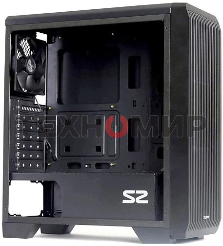 Компьютерный корпус Zalman S2 черный без БП ATX 2x120мм 2xUSB 2.0 1xUSB 3.0 audio bott PSU