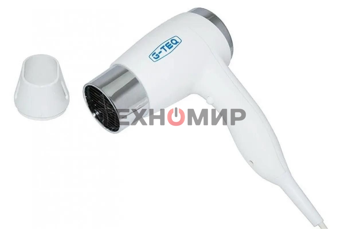 Фен G-TEQ 8719 белый/хром, 1200 Вт