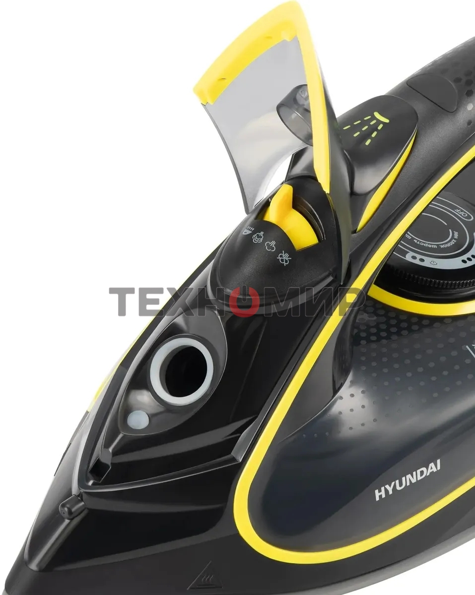 Утюг Hyundai H-SI01560 3200 Вт черный/желтый
