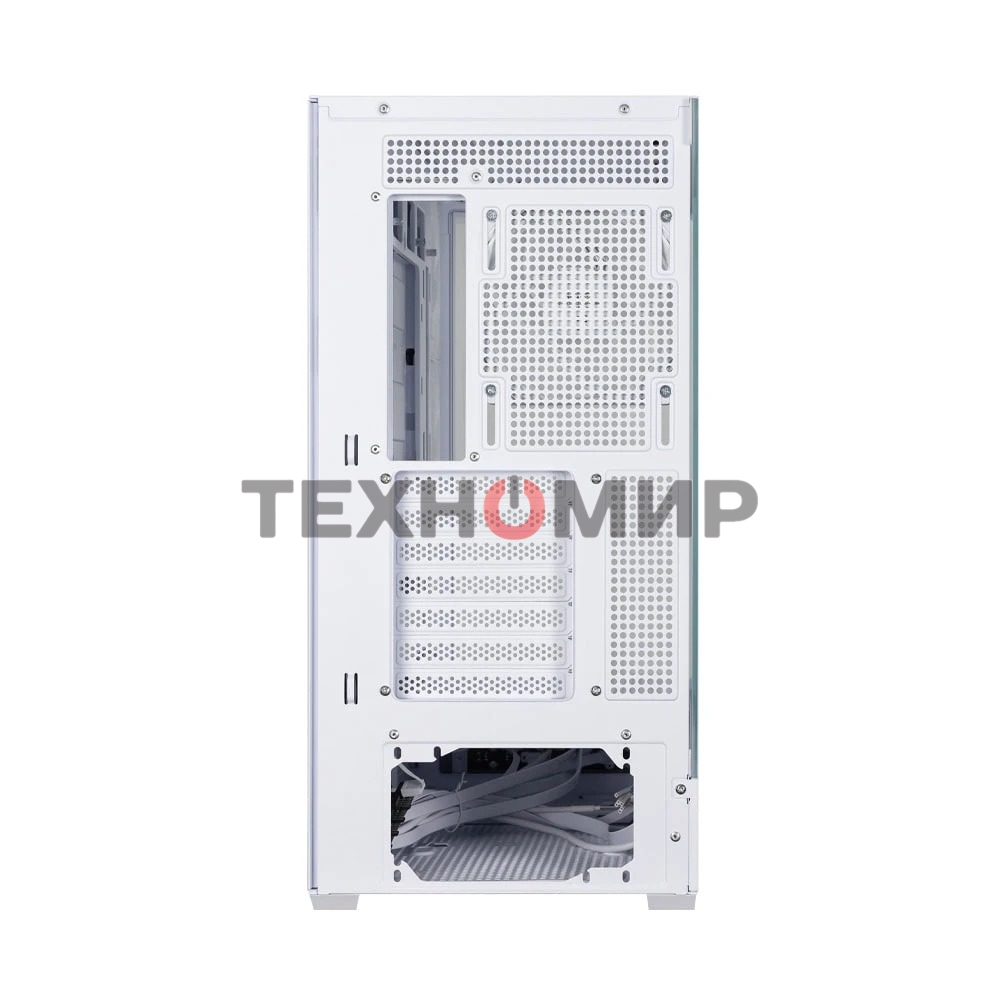 Компьютерный корпус ZALMAN P40 DS, ATX, белый, WINDOW, 9.1-inch LCD screen, 2xCombo(2.5” or 3.5”), 1x2.5”, 1xUSB TYPE-C, 2xUSB 3.0, SIDE 3x120мм ARGb, REAR 1x120мм ARGb